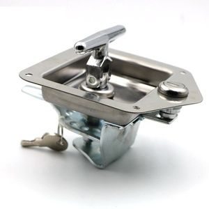 De acero inoxidable caja de acero de <span class=keywords><strong>la</strong></span> herramienta llave plegable Mango en T pestillo del remolque del camión de bloqueo - Product Image 3
