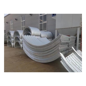 Pipa Culvert baja Metal galvanis bergelombang Diameter besar harga tabung - Product Image 5