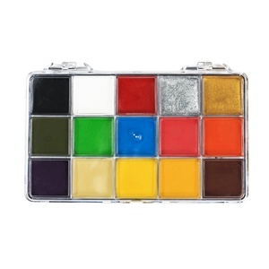 ชุดสีเพ้นท์หน้าและตัว 15 สี ปลอดสารพิษ 24 สี ชนิดน้ำมัน ล้างออกได้ พร้อมพู่กัน 10 ด้าม สำหรับเด็ก วัยรุ่น และผู้ใหญ่ เหมาะสำหรับงานเทศกาล ศิลปะ และการเพ้นท์ - Product Image 6