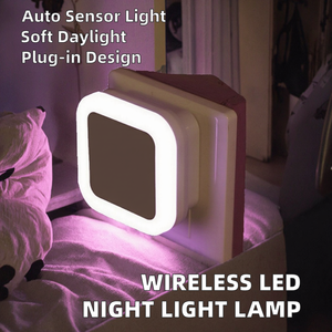 <b>Wireless</b> LED Sensor Control Night <b>Light</b> ABS Material EU/US Plug for Hotel Bedroom Decoration - Product Image 2