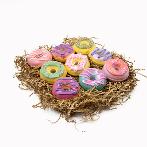 Vente en gros de boules de sel de bain nourrissantes et apaisantes en forme de beignets, ensemble de produits de bain, vente directe - Product Image 5