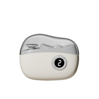 Coupe-ongles électrique rechargeable par USB |   Lampe LED silencieuse à 3 vitesses avec rangement intégré pour bébés, adultes et manucures