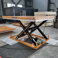 Table élévatrice à ciseaux fixe, capacité 1000 kg, plateforme élévatrice hydraulique électrique stationnaire, acier au carbone HD1001 HYXD, hauteur max. 860 mm
