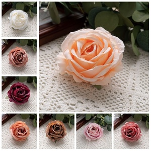 Cabezas de Flores de Rosa Glaseadas del Fabricante, Venta al por Mayor, Decoración para Bodas, Artesanías, Plantas Verdes, Flores Simuladas, Flores Secas - Product Image 3