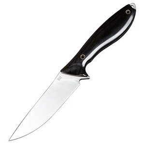 HongRui <span class=keywords><strong>Couteau</strong></span> à lame fixe bricolage personnalisable fait main <span class=keywords><strong>avec</strong></span> lame en acier inoxydable et manche en bois <span class=keywords><strong>avec</strong></span> gaine en cuir - Product Image 2