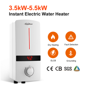 เครื่องทำน้ำอุ่นขนาดเล็กยี่ห้อ Anlabeier 220V 3.5kW จากโรงงานโดยตรง ควบคุมด้วยระบบสัมผัส กันน้ำระดับ IPX4 สำหรับห้องน้ำ ห้องอาบน้ำ ติดผนัง แบบไม่ใช้ถัง - Product Image 1