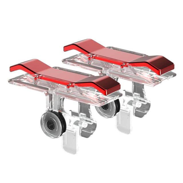Metal Smart Phone Mobile Gaming Trigger for PUBG Mobile Game Fire Button Aim Key L1R1 Shooter Controller