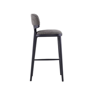 <span class=keywords><strong>Tabouret</strong></span> <span class=keywords><strong>de</strong></span> <span class=keywords><strong>bar</strong></span> en bois massif, style minimaliste nordique italien, dossier haut <span class=keywords><strong>de</strong></span> <span class=keywords><strong>65</strong></span> <span class=keywords><strong>cm</strong></span> ; Design moderne pour comptoir <span class=keywords><strong>de</strong></span> cuisine commercial ou domestique - Product Image 2