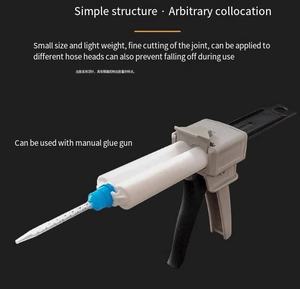 BシステムダブルABエポキシ歯科カートリッジ25ML手動シリンジプラスチックモドリング射出プランジャー小型寸法プラスチック製品 - Product Image 3