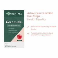 Bandes buccales de 9g de Céramide avec Acide Hyaluronique et Gotu Kola pour l'hydratation de la peau, anti-âge, complément alimentaire