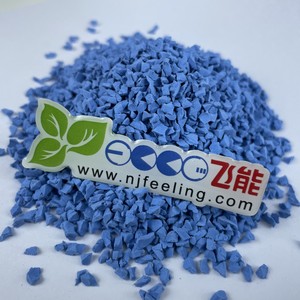Gruanules de EPDM de seguridad de grado alimenticio para superficies deportivas y suelos de seguridad para parques infantiles, color azul cielo, FLB303 - Product Image 2