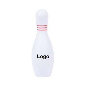 Personalizado Pu <span class=keywords><strong>Bowling</strong></span> Pin Em Forma De Esfera De Estresse Espuma Bola De Boliche Brinquedo Pin