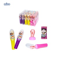 Vente chaude fraise forme fruits mamelon bonbons durs avec poudre aigre bonbons sucette pop bonbons lapin poisson crème glacée forme