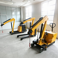 Mini-grue mobile portable électrique pour travaux de construction et utilisation agricole, capacité 1200 kg, hauteur de levage 3500 mm