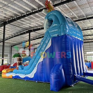 Château gonflable <span class=keywords><strong>avec</strong></span> toboggan aquatique et <span class=keywords><strong>piscine</strong></span> - Product Image 5