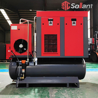Compresseur d'air tout-en-un 4-en-1 avec récepteur d'air 500L, installation facile, certifié CE, pour ligne d'embouteillage de boissons