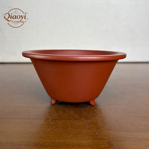 Pot à Bonsaï Vintage Yixing, Petit Pot en Argile Violette Écologique, Jardinières Créatives pour la Maison, Pots de Fleurs Suspendus pour l'Automne, Pots Muraux de Jardin - Product Image 1