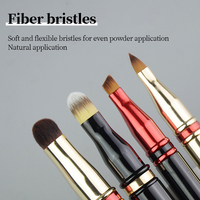 Échantillons disponibles Portable 4 pièces ensemble de pinceaux de maquillage multifonctionnel pour le visage pinceaux anti-cernes détachables pour ombre à paupières-cheveux synthétiques