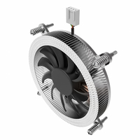 Disipador de Calor para CPU de 65W Todo en Uno, 4 Pines, Aluminio, LGA 1200 115x 1700, Radiador de 90*90*20mm para Computadora Todo en Uno