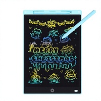 Tablette d'écriture LCD portable pour enfants - Tableau de dessin éducatif avec batterie incluse 8,5 pouces Nouveau design Léger 100g Livraison gratuite