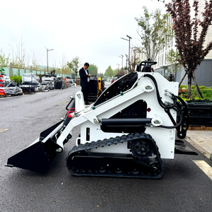 Factory Direct Epa Ce Approved Articulated <b>Stand</b> on Skid Mini Track Skid Steer - Product Image 5
