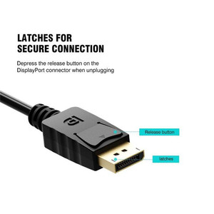 OEM de alta calidad de 6 pies PUERTO DE PANTALLA macho a <span class=keywords><strong>HDMI</strong></span> macho adaptador Hdtv Cable DP a <span class=keywords><strong>HDMI</strong></span> adaptador con soporte de cable chapado en oro 1080P - Product Image 2