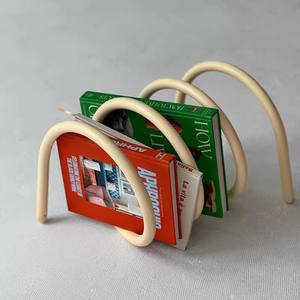 Directamente de fábrica, proveedor de China, forma de resorte decorativa, alambre de Metal, periódico, revistero, estante de exhibición - Product Image 3