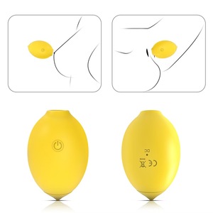Vibratore Anale a Forma di Limone, Stimolatore Clitorideo, Massaggiatore a Suzione, Massaggiatore per Punto G e Capezzoli, Giocattolo per Masturbazione, Giocattolo Sessuale - Product Image 5