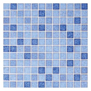Piastrella a Mosaico Artistica in Porcellana <span class=keywords><strong>Azzurra</strong></span> 6X6 per <span class=keywords><strong>Piscina</strong></span> - Product Image 4