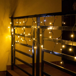 Guirlandes lumineuses LED d'extérieur en PVC étanches IP67, options de température de couleur multiples, CRI élevé 80, garantie de 24 mois, festival - Product Image 1