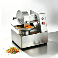 5L RVS Elektrische Fruit-, Groente-, Gember- en Vleesverwerkingsmachine Kleine Automatische Groentebak Snijder/Hakker