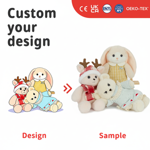 Juguete de Peluche Realista Personalizable a Base de tu Imagen, Servicio OEM ODM Disponible, Logotipo Personalizado, Empaque y Gráficos, MOQ Bajo - Product Image 1