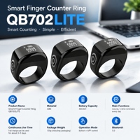 Bague de prière Tasbih Zikr du Moyen-Orient avec compteur électronique, rappel de temps et chargement USB pour iOS/Android