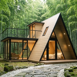 Cabane d'aventure de luxe S580 en forme de A, idéale pour le tourisme panoramique dans les zones volcaniques - Product Image 2