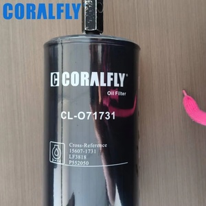 ไส้กรองน้ำมันเครื่องดีเซลสำหรับรถขุด รุ่น 15607-1731 LF3818 P552050 BD7105 SO2198 สำหรับรถฮีโน่ - Product Image 2
