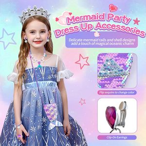 ערכת כתיבה עשה זאת בעצמך בסגנון בת ים לבנות, יומן יצירתי, ערכת בקבוק מים, ציוד לבית הספר, מארז מתנה - Product Image 4