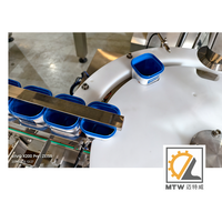 Machine de remplissage automatique multi-têtes MTW pour sachets, pots et coupelles de friandises pour animaux de compagnie et biscuits