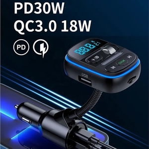 HG-transmisor de fm T77 con bluetooth, 7 colores, compatible con cargador rápido QC3.0 de 18W, producto más nuevo - Product Image 2