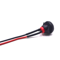Konektor MX1.25 2 Pin Tahan Air untuk Kabel Harness Otomotif, Perakitan Kabel Saklar Tombol Berulir Bulat Kustom OEM