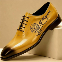 2026 Neue Cross-Border Formelle Herrenschuhe Britischer Stil Vollnarbenleder Echtleder Hochwertige Business-Casual Anzugschuhe