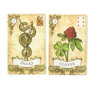 Cartas de adivinación <span class=keywords><strong>Lenormand</strong></span> de estilo antiguo de Alexander Ray - Baraja <span class=keywords><strong>Lenormand</strong></span> tradicional de 36 piezas para principiantes - Product Image 6