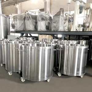 Tanque Mezclador de Pintura de Acero Inoxidable 450*450*1.2mm SUS304, Equipo de Recubrimiento Móvil con Dispersor y Almacenamiento de Flujo - Product Image 2