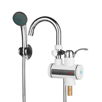 Robinet chauffe-eau électrique instantané classique à trou unique pour cuisine, usage domestique, hôtel, avec douchette latérale