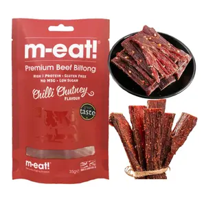Custom mylar bags Dried Food Snack Biltong Beef Jerky Packaging Bags with Window
