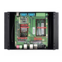 Mini PC Industrial de Escritorio Mini ITX con Core I5 3317U e I3 3217U, Win XP, Celeron 1037U, HDMI, VGA, Pantalla Dual, Sin Ventilador, Robusto, con AES