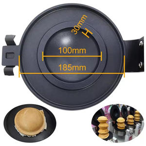 Máquina para hacer sándwiches tipo panini con forma de disco volador para uso comercial en restaurantes de hamburguesas, máquina para prensar pan para hamburguesas UFO para pequeños negocios - Product Image 4