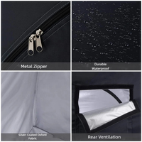 YX-A5-15 Tente de rangement imperméable pour vélos, abri pour 1 à 4 vélos, tissu Oxford résistant aux UV, toutes saisons