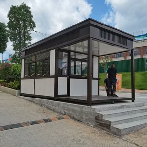 Cabine de sécurité extérieure en alliage d'aluminium, étanche, pour chantier et parc - Product Image 1