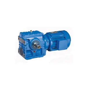 S Series Helical Gearbox Right angle worm transmission gearbox with high overload bearing capacity