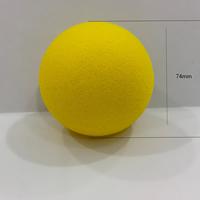 Direktverkauf ab Werk: PU-Schwamm-Pickleball, 89 mm, elastischer Ball, 80 mm, 74 mm, geräuscharmer Schwamm-Pickleball, professioneller Trainingsball